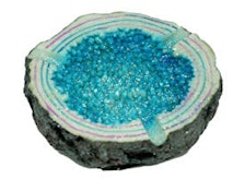 Crystal Ashtray - Blue