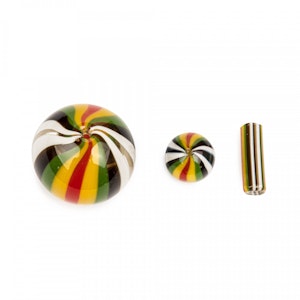 GEAR PREMIUM - GEAR PREMIUM Multi Colour Terp Slurper Heat Bead & Cap Set