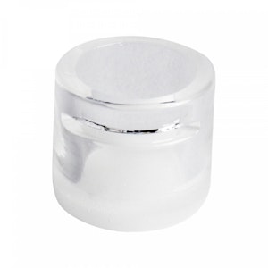 Quartz - Quartz Banger Inserts- Gear Opaque Bottom slitted Large/20mm