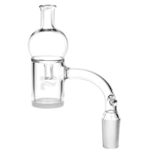 Pulsar 25mm Axial Opal Bottom Quartz Banger with Bubble Cap