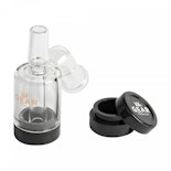 Gear Silicone Bottom Reclaim Catchers 14mm all different sizes - Gear Silicone Bottom Reclaim Catchers 14mm all different sizes- Male to Female 45 Degree White silicone