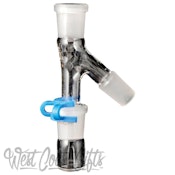 GEAR PREMIUM Reclaim Catcher Drop Down- Female 14mm top 45 degree male 14mm bottom