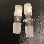 Glass Adapters- Gear 18mm Male to 18mm Male 90 degree
