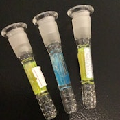Gear Glass downstems Various Sizes - Gear Glass downstems Various Sizes- 1" 6 slit open end