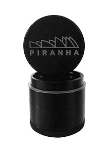 Piranha - Piranha 3-Piece Grinder with Storage - 1.5" - Black