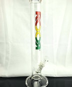 RooR Tech Glass - Bongs - 18" Oversized Straight Shooter - Rasta
