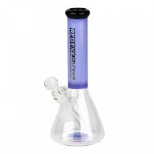 Red Eye Glass - Red Eye Glass 9.5" Nollie Beaker w/ Black Mouthpiece - Purple Main Image