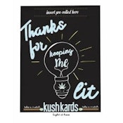 KushKards just add a pre-roll Greeting Card - Keeping Me Lit - KushKards just add a pre-roll Greeting Card - Keeping Me Lit