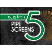 5 pack .812 screens brass