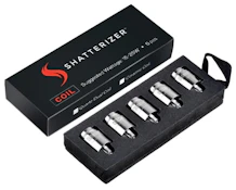 $19.95$SHATTERIZER QDC QUARTZ DUAL COILS 5 PACKS