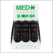 MEDTAINER - GRINDER & STASH (12) - Black