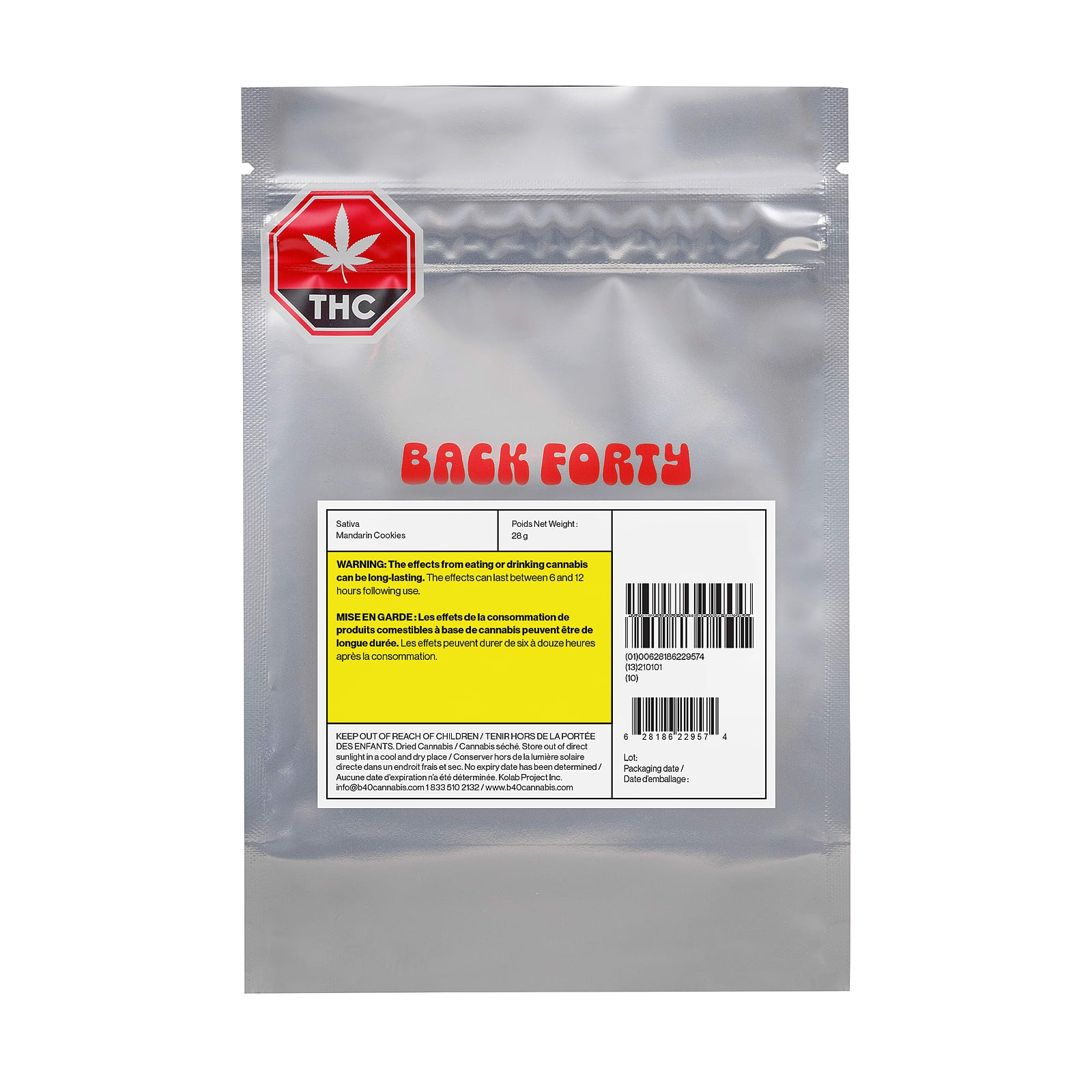 Mandarin Cookies 28g Dried Flower