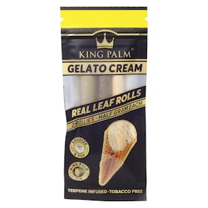 King Palm - Gelato Cream Rollie 2 Pack Rolling Papers Cones and Filters