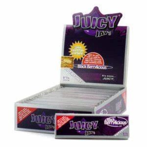 Maq distributors - Juicy Jay's Super Fine 1 1/4" Blackberrylicious Rolling Papers (24count)