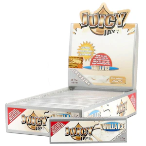 Maq distributors - Juicy Jay's Super Fine 1 1/4" Vanilla Ice Rolling Papers