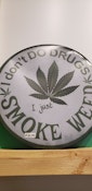 circle metal sign