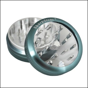 INHAL'NATION - SHARPSTONE GRINDER - CLEAR TOP - 2 PCS RED