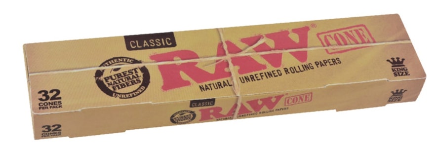 Raw - Cones by RAW - Pack of 32 - King Size