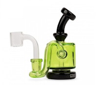 Red Eye Glass 4.25" Lime Green Mini Rig