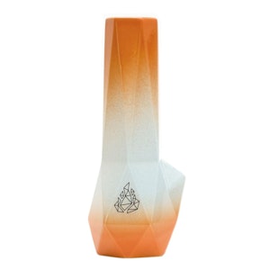 BRNT - Hexagon Ceramic Water Pipe - Peach Haze