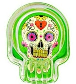 Crystal Ashtray - Skull