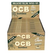 King Slim Bamboo Rolling Papers with Tips by OCB