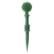 Glass Carb Cap & Dabber (Green)