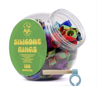 Red Eye Glass - Silicone Ring Cig Holder