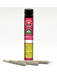 MTL CANNABIS - Strawberry N' Mintz Pre-Rolls - MTL - 3 x 0.5