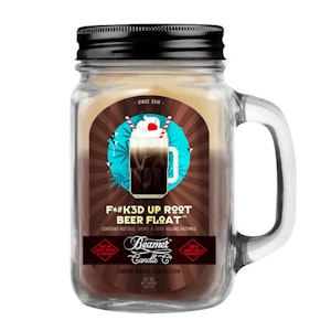 Beamer Candle Co. - 12oz Glass Mason Jar - F*#k3d Up Root Beer