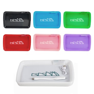 HUMBLE + FUME - Piranha 17.25" X 7.25" Led Rolling Tray W/ Light & Bag - Piranha 17.25" X 7.25" Led Rolling Tray W/ Light & Bag - Red