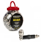 Metal Mania Hand Pipes - Nickel & Wood
