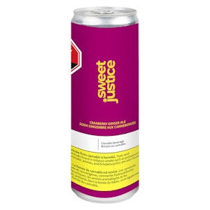 Sweet Justice - Cranberry Ginger Ale 355ml Beverages