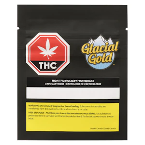 Glacial Gold - Glacial Gold - High THC Holiday Fruitquake 510