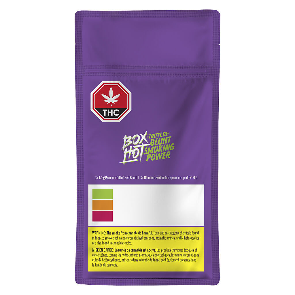 Trifecta of Blunt Smoking Power Infused Blunt 3x1g Distillates