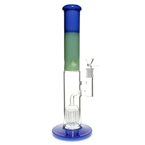 Plain Jane Glass - Ceramic Style Straight Bong - Plain Jane Glass - 14.5"