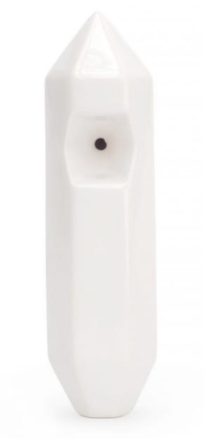 Crystal Voyager Pipe - White