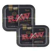 Black Metal Rolling Tray by RAW large