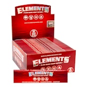 Elements Red Slow Burning Hemp Papers 1.25