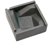 BRNT - Briq Concrete Ashtray w/ Walnut Lid (Boreal)