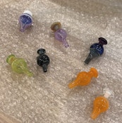 Flush - Glass Carb Caps (Mixed Colours)