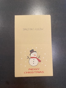 BUDSIDE CARDS - Snowman - Holiday Card