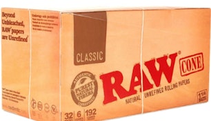 RAW Classic 1 1/4 Cones 6 Pack