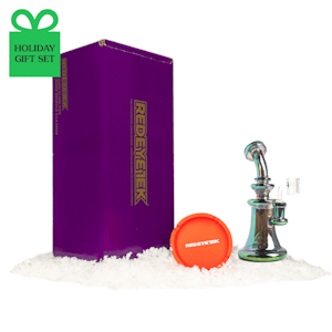 Red Eye Tek - Dab Rigs - 8" Glass Terminator Finish (Green)