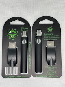 T CANN MGMT CORP - Alien Smoke 510 Battery 650mah