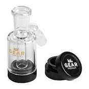 Gear Silicone Bottom Reclaim Catchers 14mm all different sizes- Female to Male 45 Degree black