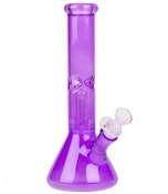 10" Purple Day Glow Beaker Bong