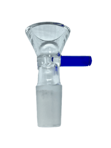 NoName - Glass GEAR Cone Handle Male Bowl | Blue