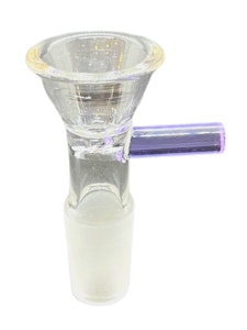 NoName - Glass GEAR Cone Handle Male Bowl | Lilac Purple