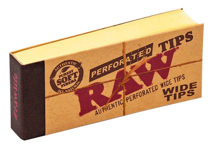 RAW - Perforated Wide Tips | 50-pack